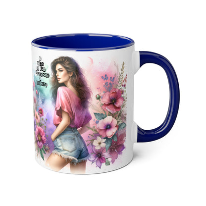 Funny Accent Mug - My Taste in Men is Probably a Disability Humor 11oz Cup
