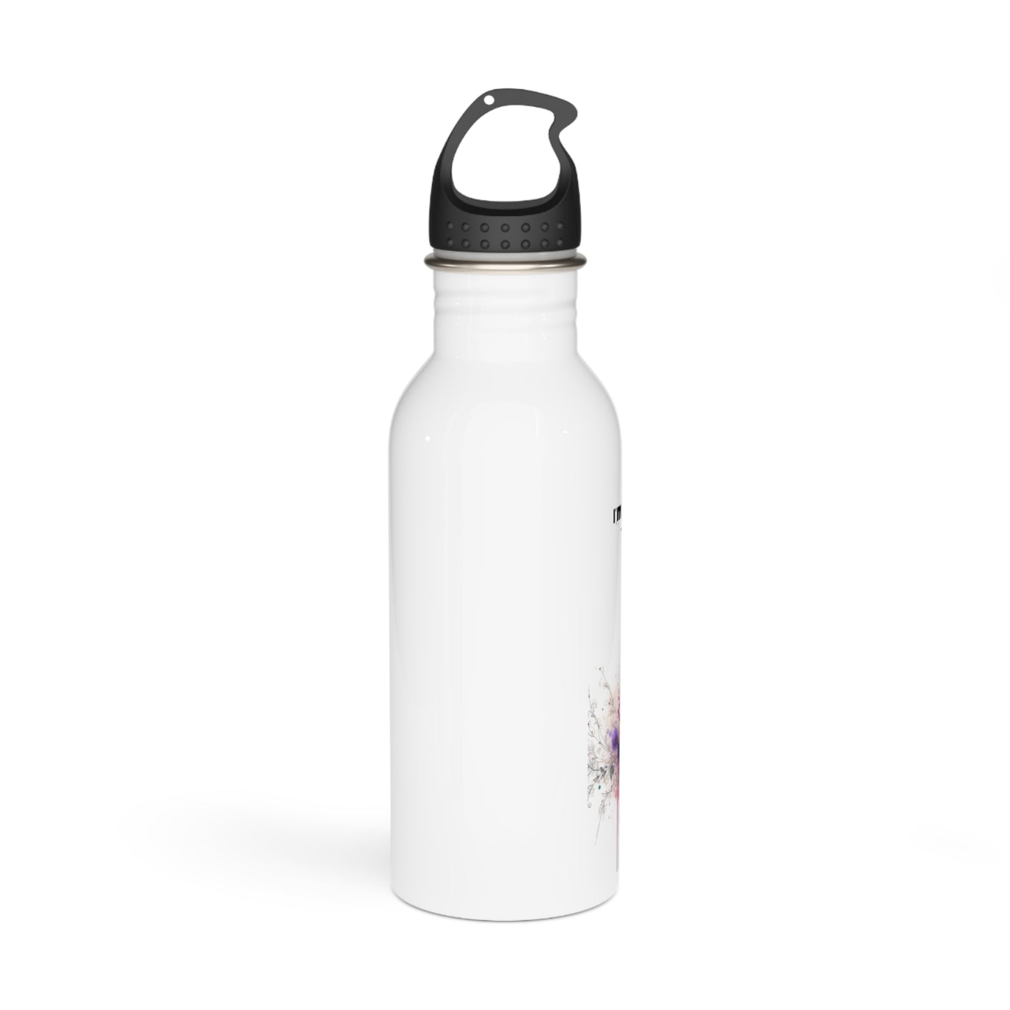 I'm Too Cute For My Ex Stainless Steel Water Bottle with Stylish Design, Cute Water Bottle, Personalized Gym Bottle, Floral Sport Bottle, Gift for Her