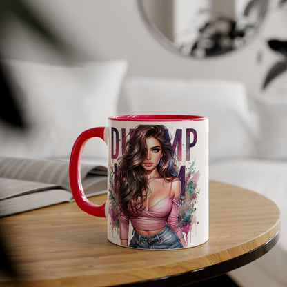 Dump Him Funny Accent Mug 11oz