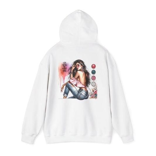 Breakup Hoodie - Unisex Hooded Sweatshirt Lost You and Found Me Design