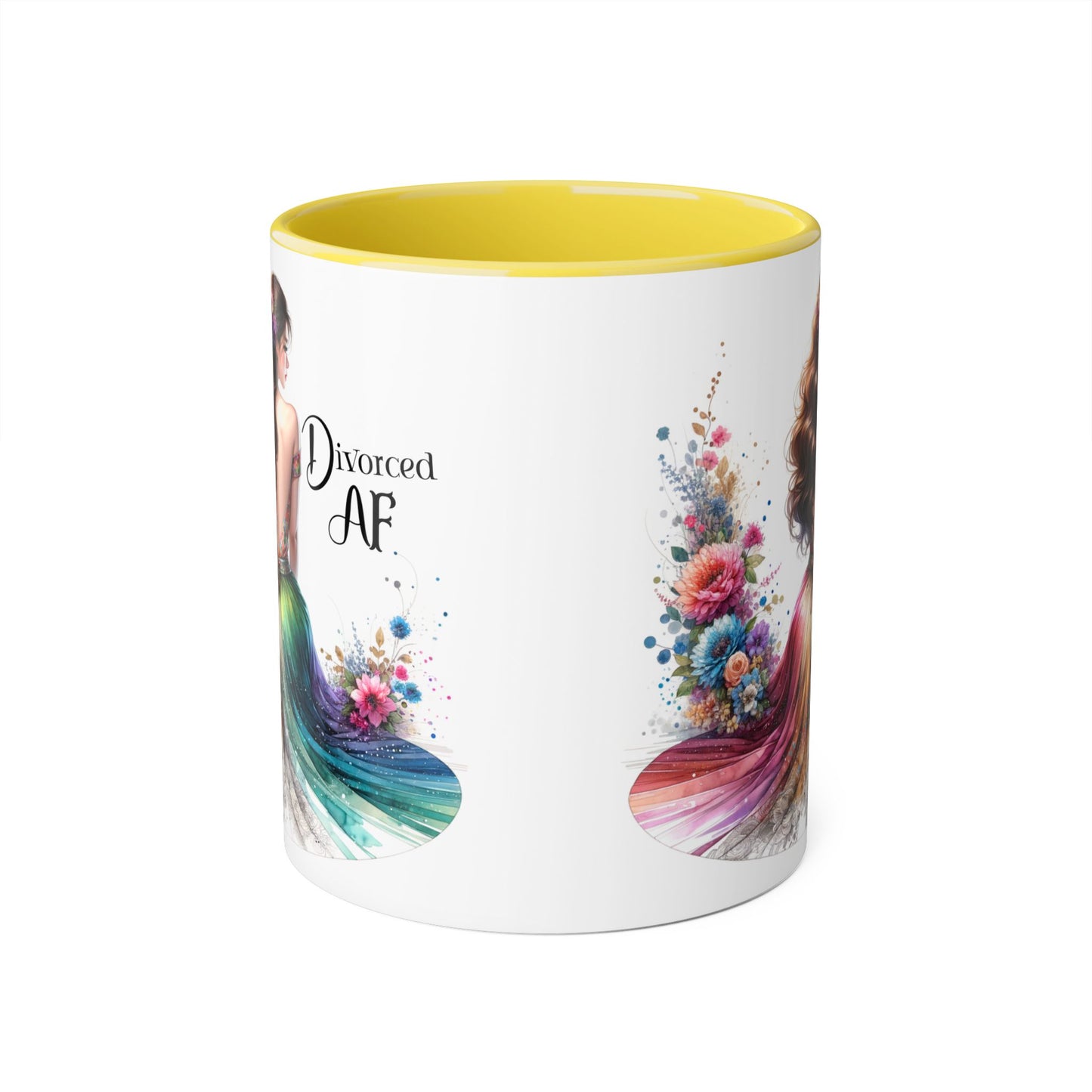 Divorce Celebration Mug, Colorful Accent Coffee Cup, Perfect Gift for Newly Divorced, Self-Care, Encouragement, Unique Coffee Lover Gift