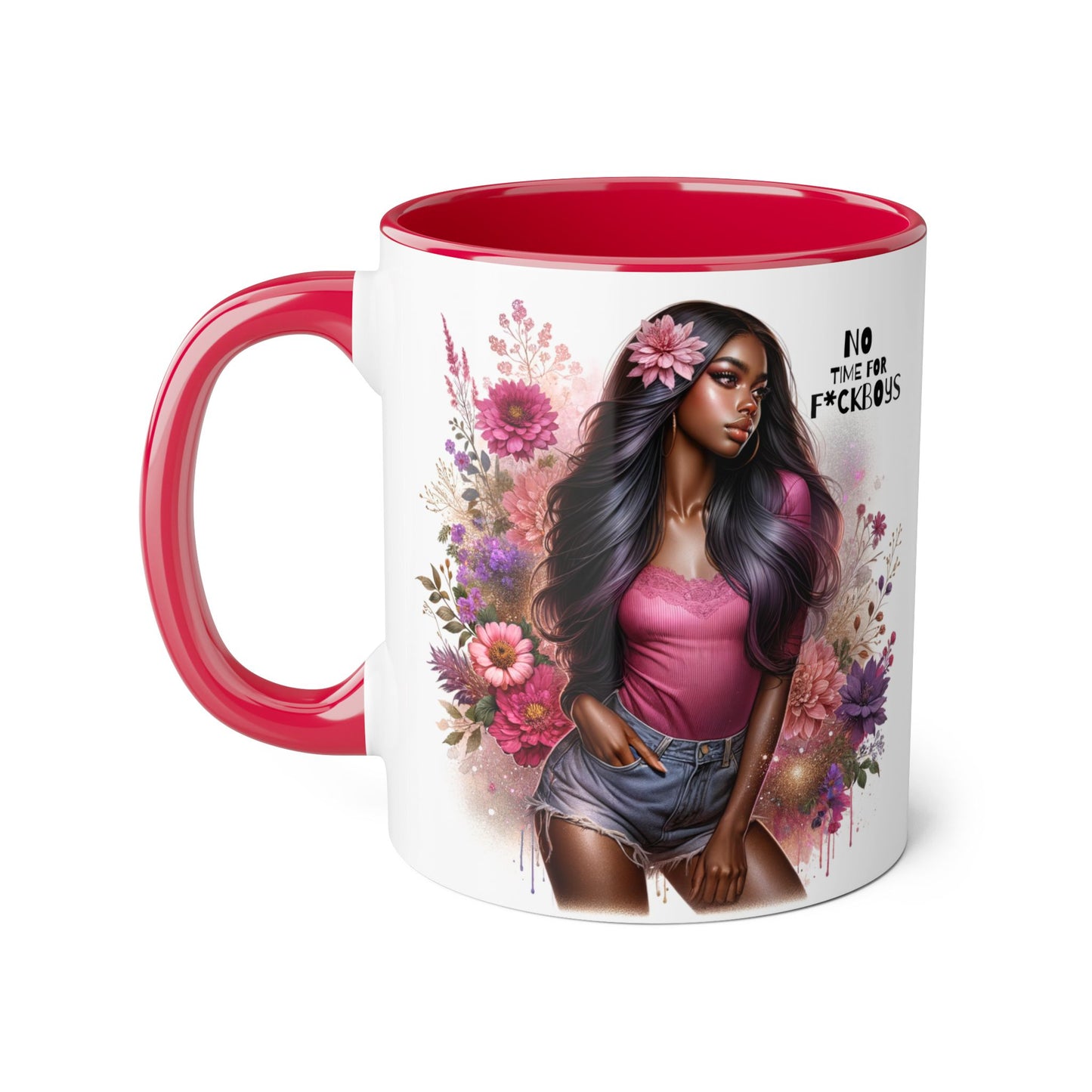 Funny Accent Mug - No Time For F*boys 11oz