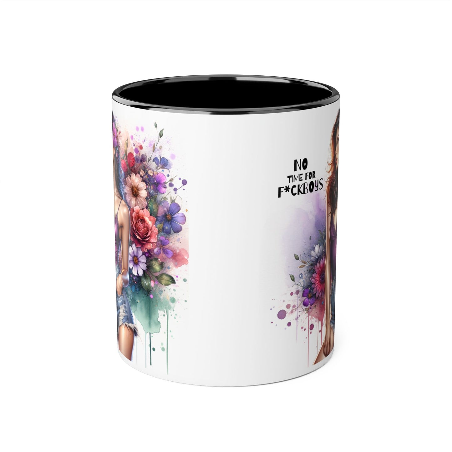 Funny Accent Mug - No Time For F*boys 11oz