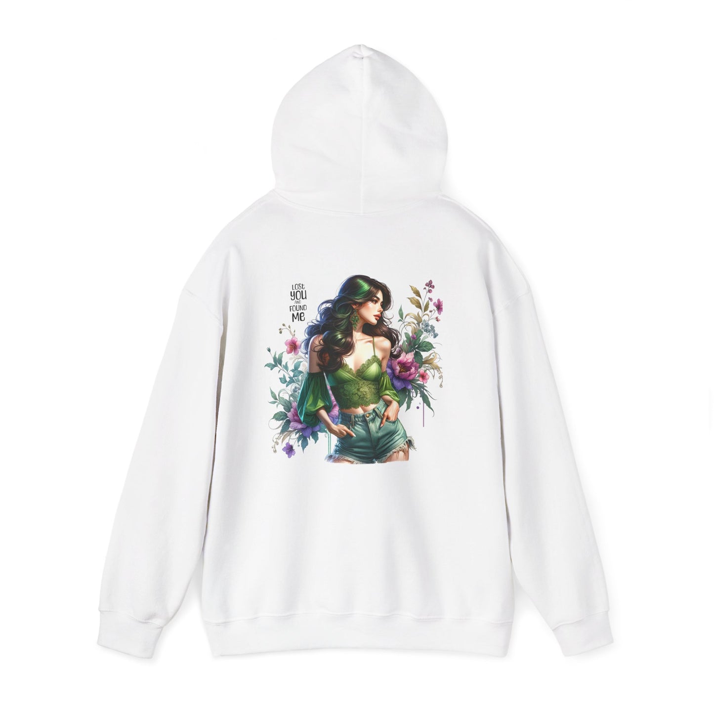 Breakup Hoodie - Unisex Hooded Sweatshirt Lost You and Found Me Design
