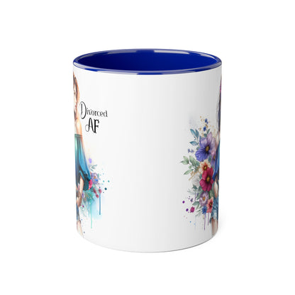 Divorced AF Accent Mug
