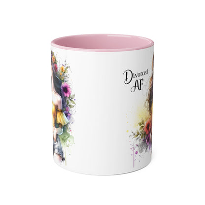 Mug - Divorced AF 11oz Accent Mug