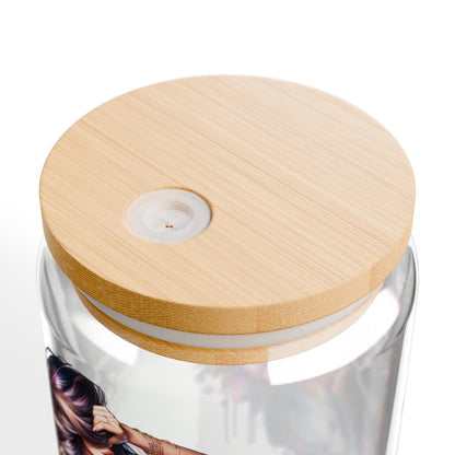 Thank U, Next Stylish Sipper Glass with Artistic Design – Perfect for Home Decor, Gifts, & Celebrations, Kitchen Companion, Eco-Friendly Drinkware