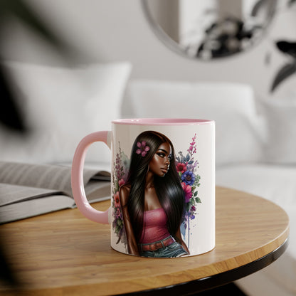 Yuck Fou Floral Portrait Accent Mug, 11oz - Perfect Gift for Coffee Lovers, Artistic Home Decor, Flower Lover's Mug, Unique Tea Cup, Birthday [...]