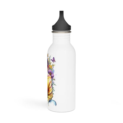 I Am My Own Happily Ever After Stylish Stainless Steel Water Bottle, Motivational Gift, Eco-Friendly Hydration, Artwork for Nature Lovers, Travel Essential, Unique Design