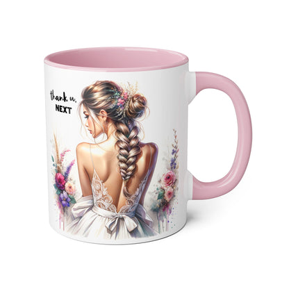 Thank U, Next Boho Floral Accent Mug