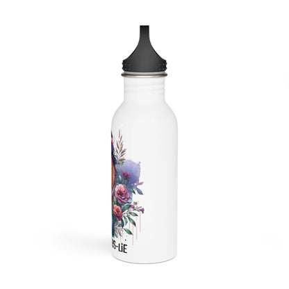 1-800-Boys-Lie Stylish Stainless Steel Water Bottle with Floral Design - Perfect for Hydration, Gifts, Eco-Friendly, and Everyday Use
