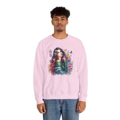 Lost You And Found Me Bohemian Floral Crewneck Sweatshirt, Cozy Graphic Sweatshirt, Gift for Her, Unique Art Pullover, Spring Fashion Crew