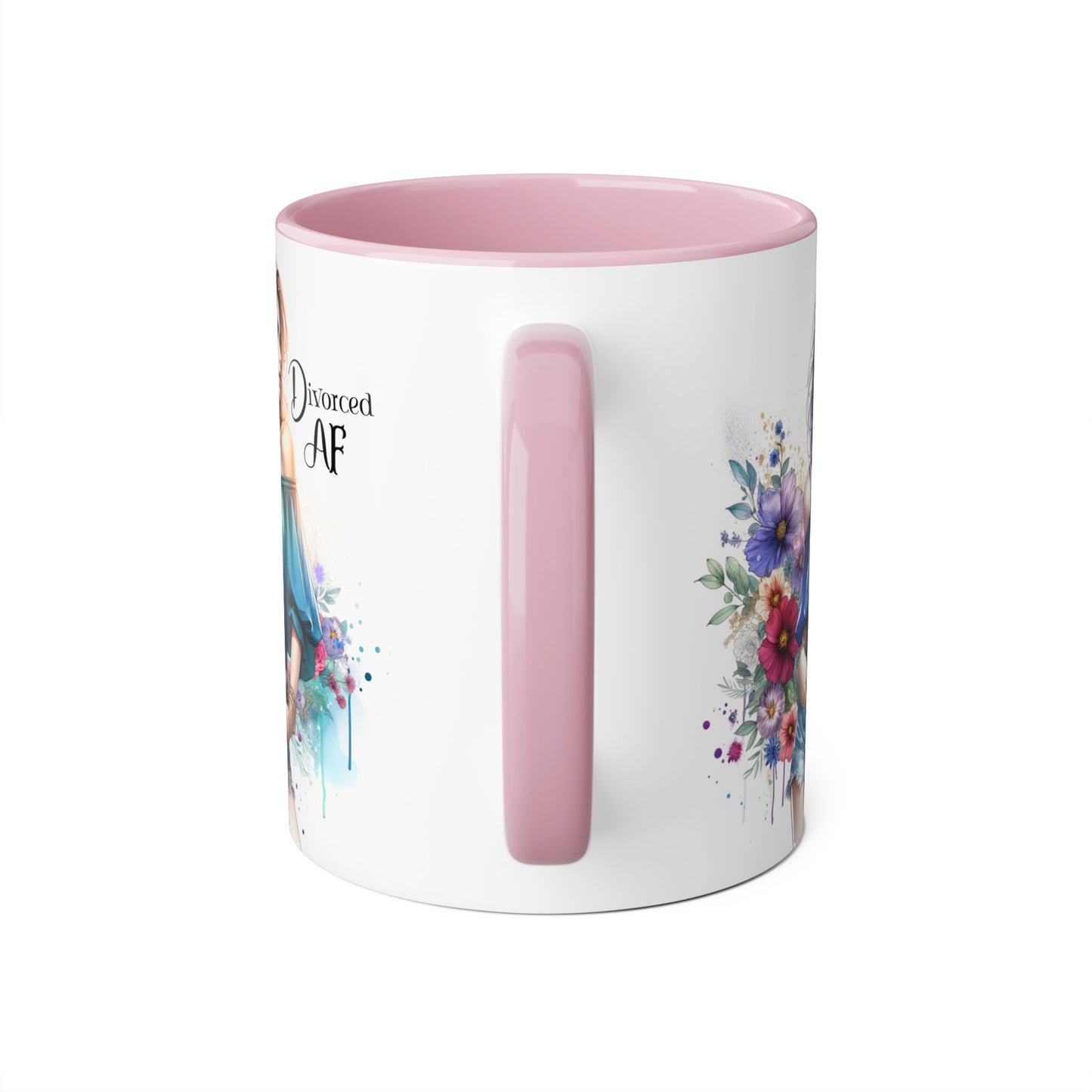 Divorced AF Accent Mug