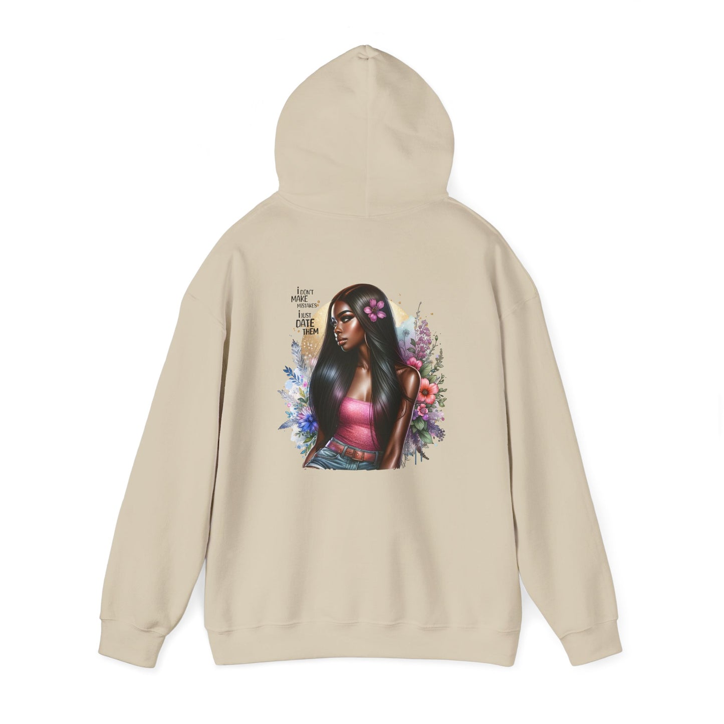 I Don`t  Make Mistakes, I Just Date Them Vibrant Art Hoodie - Unisex Heavy Blend™, Cozy Fashion, Gift for Her, Spring Vibes, Casual Streetwear, Perfect for Holidays