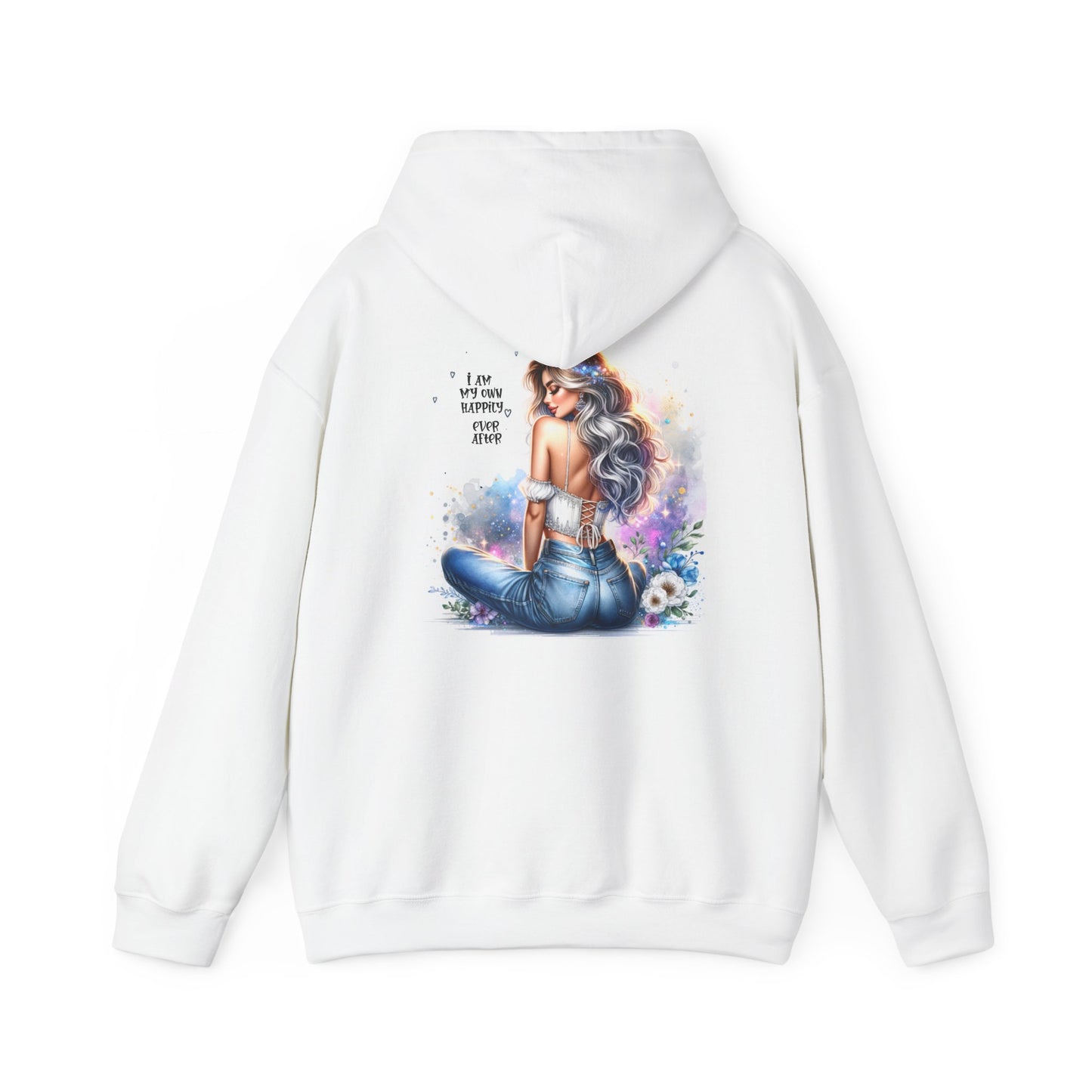 Cozy Inspirational Unisex Hoodie - 'I Am My Own Happily Ever After ' Graphic