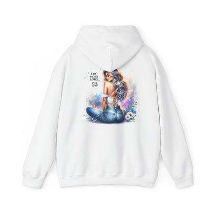 Cozy Inspirational Unisex Hoodie - 'I Am My Own Happily Ever After ' Graphic