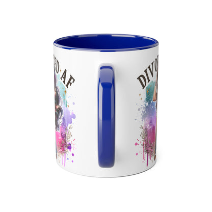 Mug - Divorced AF 11oz Accent Mug