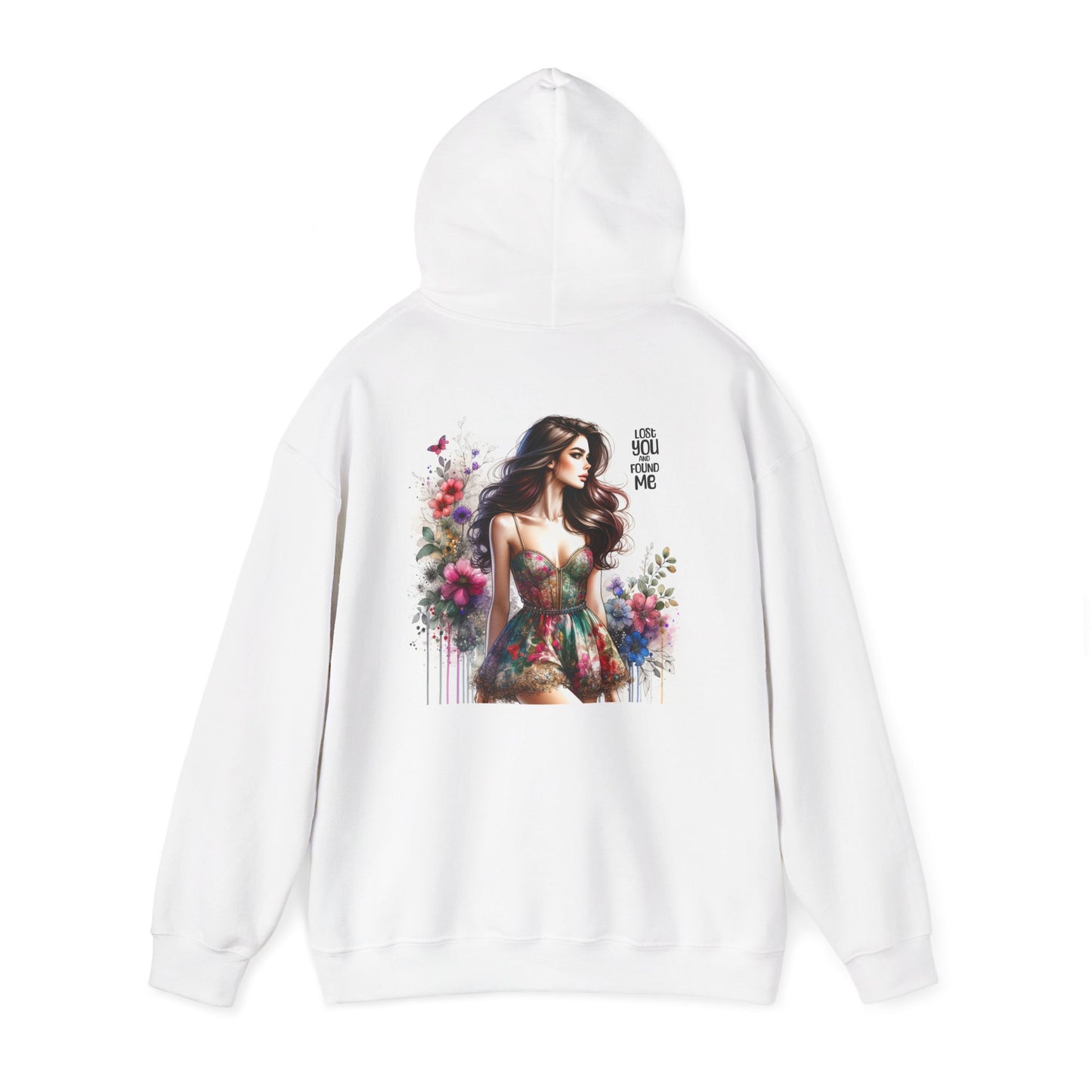 Breakup Hoodie - Unisex Hooded Sweatshirt Lost You and Found Me Design