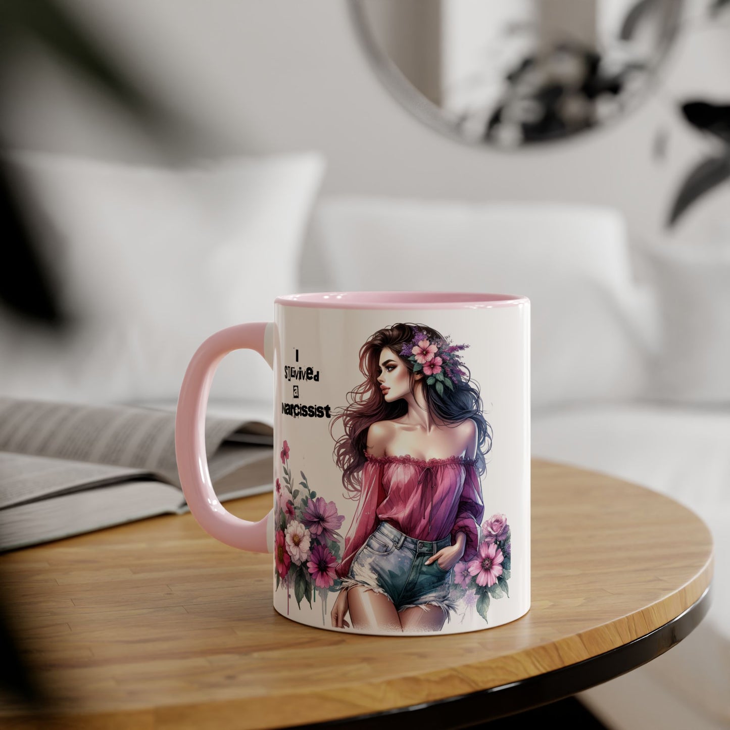 Survivor Mug: Empowering Gift for Self-Care, Unique Coffee Cup, Narcissist Recovery, Inspirational Drinkware, Motivational Home Decor