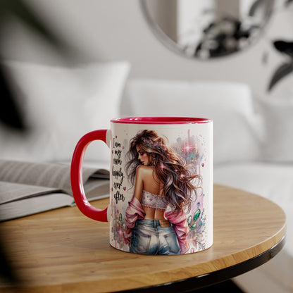 Empowering Accent Mug - "I Am My Own Happily Ever After" - 11oz