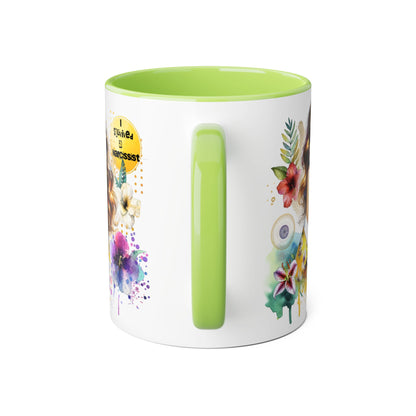 Vibrant Floral Art Mug – Perfect Gift for Mug Lovers, Home Decor, Coffee Lovers, Birthday Gift, Inspiring Drinkware