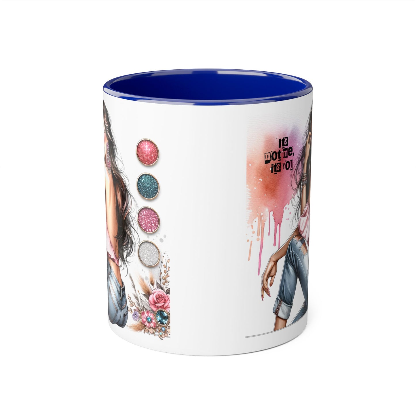 It's Not Me, It's You Humoristic Stylish Accent Mug - Chic Gift for Fashion Lovers, Coffee/Tea Mug, Unique Kitchen Decor, Perfect for Birthdays, Holidays, or Everyday