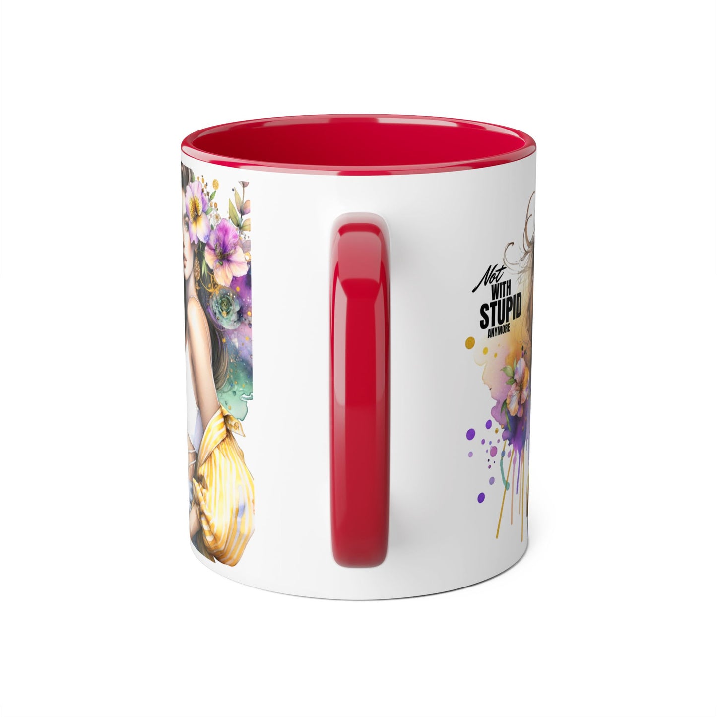 Mug - Not With Stupid Anymore Humoristic 11oz Accent Mug