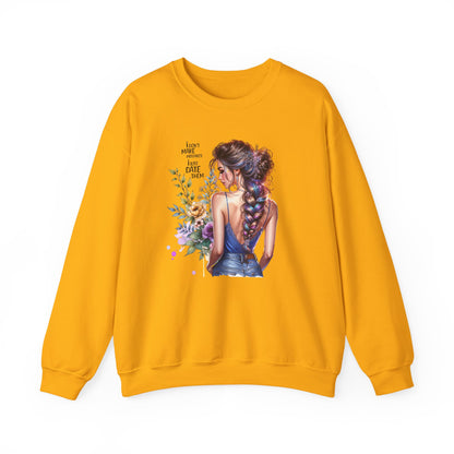 I Don`t  Make Mistakes, I Just Date Them Floral Illustration Crewneck Sweatshirt, Cozy Gift for Her, Casual Fashion, Spring Wardrobe Essential, Art Lover Apparel