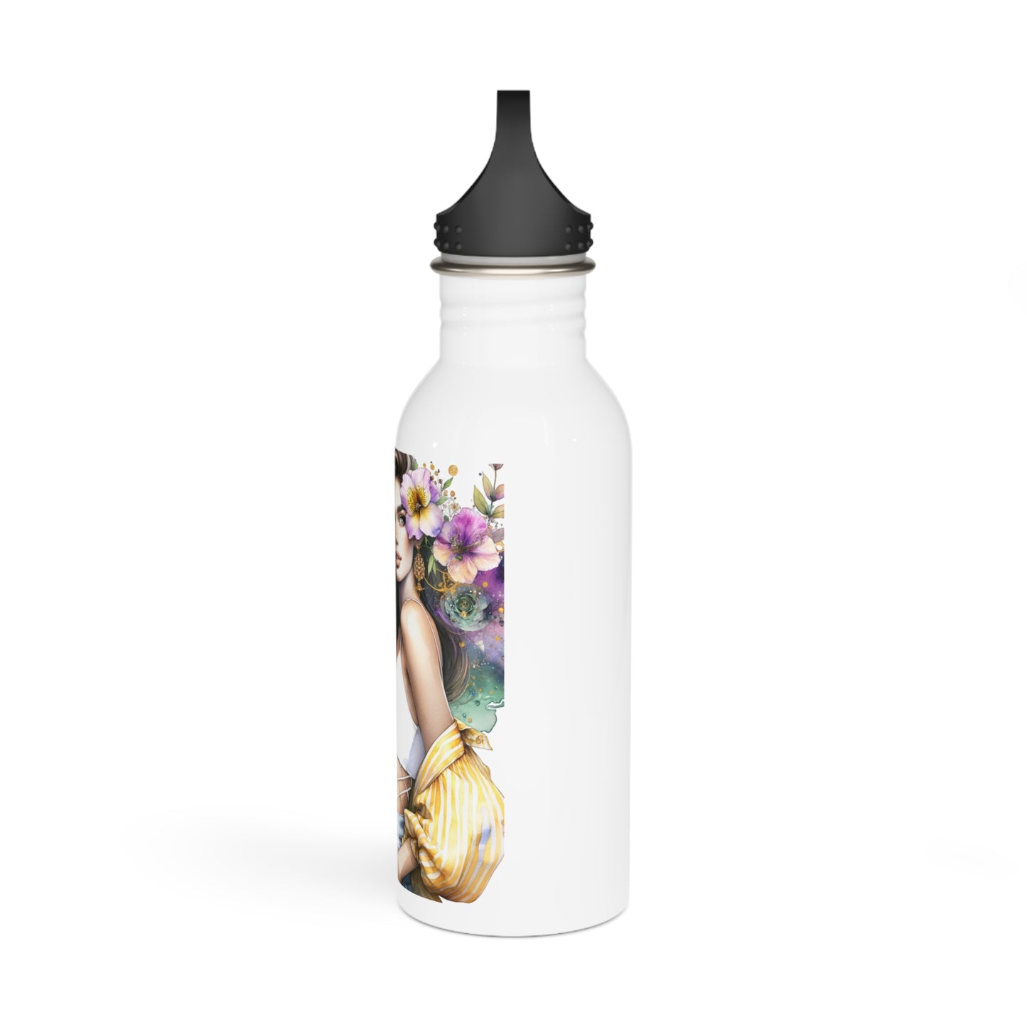 Thank U, Next Stainless Steel Water Bottle - Floral Design, Eco-Friendly Hydration, Gift for Her, Fitness Accessory, Travel Mug, Motivational [...]