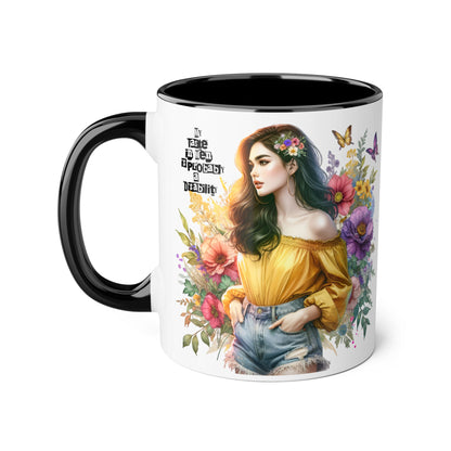 Funny Accent Mug - My Taste in Men is Probably a Disability Humor 11oz Cup