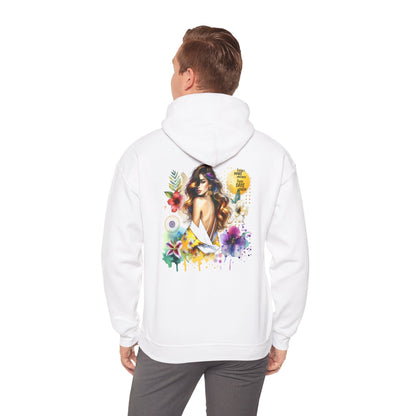 I Don`t Make Mistakes, I Just Date Them Vibrant Floral Sweatshirt with Artful Design | Cozy Unisex Hoodie for Casual Wear, Easy Style, Gift for Her, Art Lover, Spring Fashion
