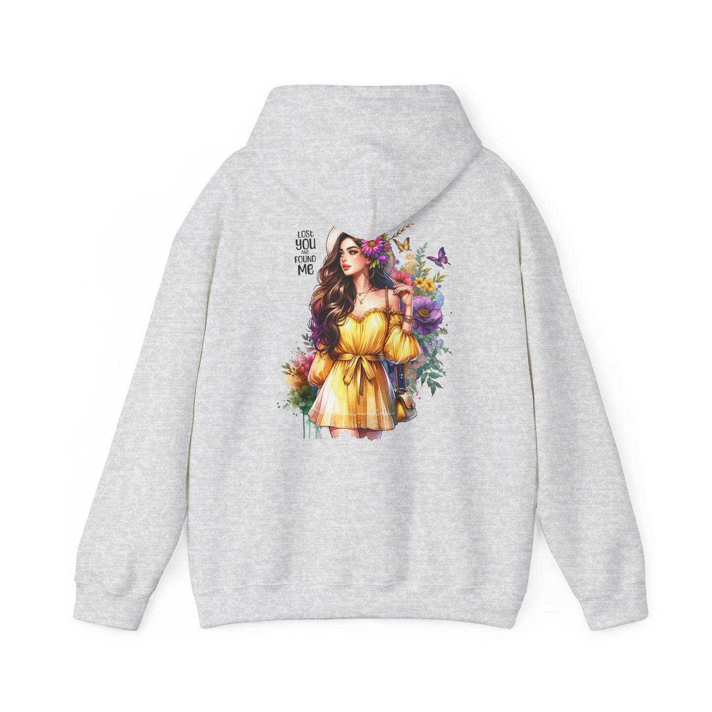 Breakup Hoodie - Unisex Hooded Sweatshirt Lost You and Found Me Design