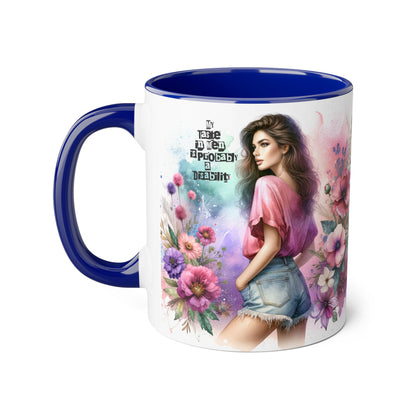 Funny Accent Mug - My Taste in Men is Probably a Disability Humor 11oz Cup