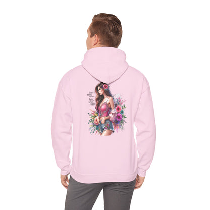I Don`t  Make Mistakes, I Just Date Them Floral Bliss Unisex Hooded Sweatshirt - Cozy Gift, Bohemian Style, Comfortable Layer, Everyday Wear, Spring Fashion