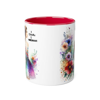 Colorful Floral Quotes Coffee Mug, Gift for Flower Lovers, Inspirational Mug, Unique Tea Cup, Perfect for Birthdays