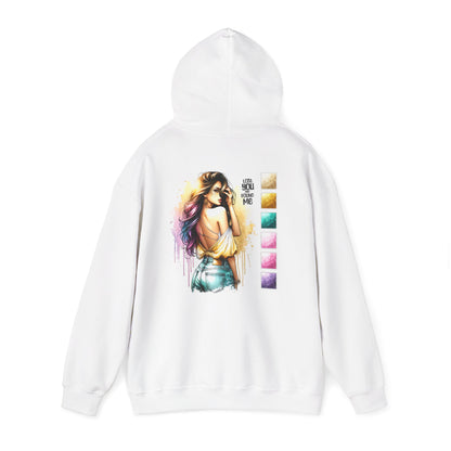 Lost You And Found Me Vibrant Artistic Hoodie for Creative Souls, Unisex Sweatshirt, Gift for Artists, Cozy Fashion, Casualwear, Colorful Hoodie