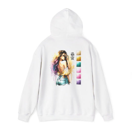 Lost You And Found Me Vibrant Artistic Hoodie for Creative Souls, Unisex Sweatshirt, Gift for Artists, Cozy Fashion, Casualwear, Colorful Hoodie