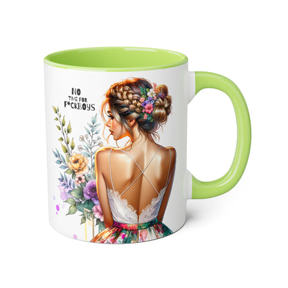 Funny Accent Mug - No Time For F*boys 11oz