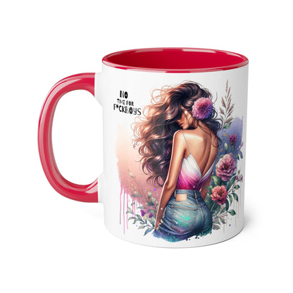 Funny Accent Mug - No Time For F*boys 11oz
