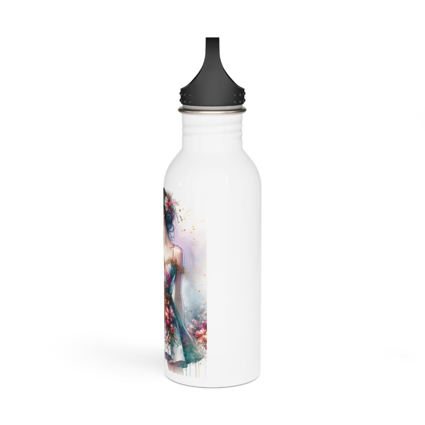I'm Too Cute For My Ex Stainless Steel Water Bottle with Stylish Design, Cute Water Bottle, Personalized Gym Bottle, Floral Sport Bottle, Gift for Her