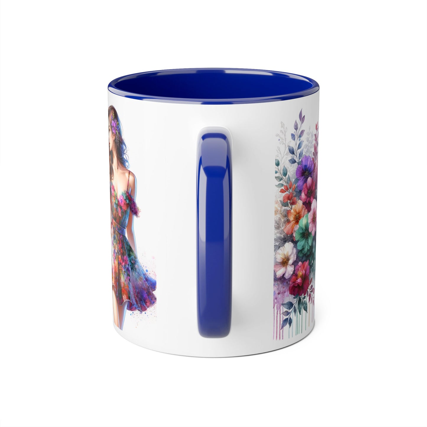 Yuck Fou Floral Accent Mug, 11oz Coffee Cup, Colorful Gift for Her, Art-Inspired Tea Mug, Unique Ceramic Drinkware, Birthday, Mother's Day, [...]