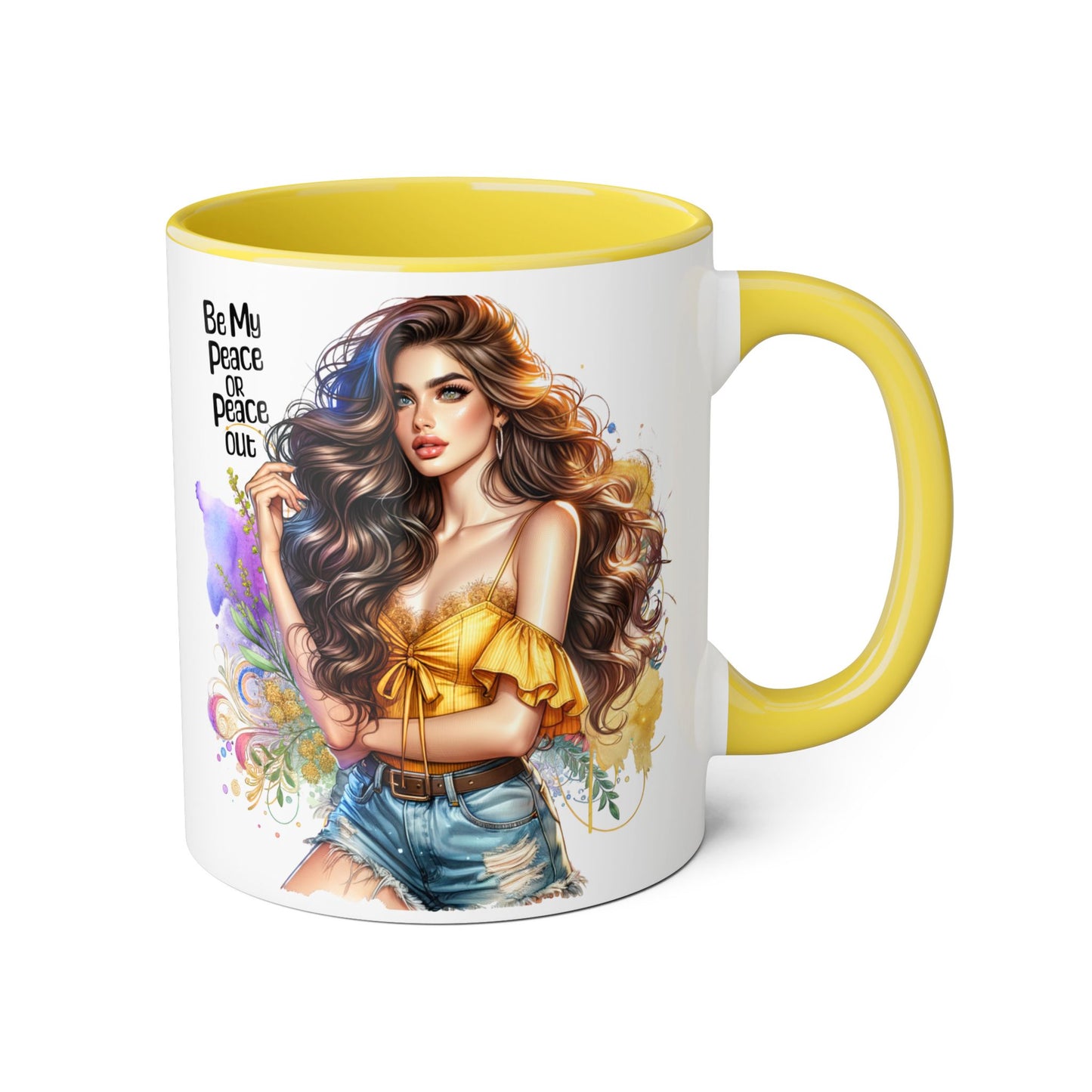 Mug - Be My Peace or Peace Out Accent 11oz