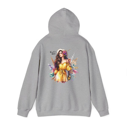 Thank U, Next Bohemian Chic Hoodie - Relaxed Fit Unisex Sweatshirt, Casual Style, Everyday Wear, Gift for Her, Art-Inspired Apparel