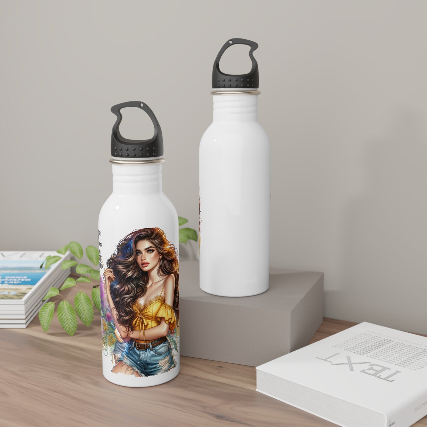 I Don't Make Mistakes, I Date Them Vibrant Stainless Steel Water Bottle - Motivational Quote & Colorful Design, Eco-Friendly Drinkware, Fitness Hydration, Gift Idea