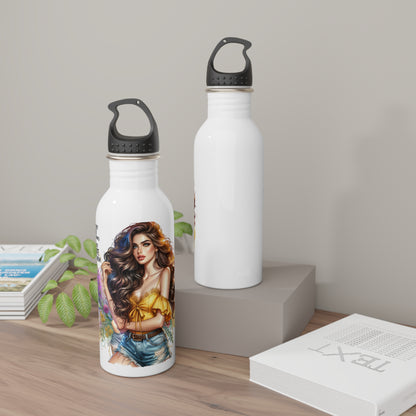 I Don't Make Mistakes, I Date Them Vibrant Stainless Steel Water Bottle - Motivational Quote & Colorful Design, Eco-Friendly Drinkware, Fitness Hydration, Gift Idea
