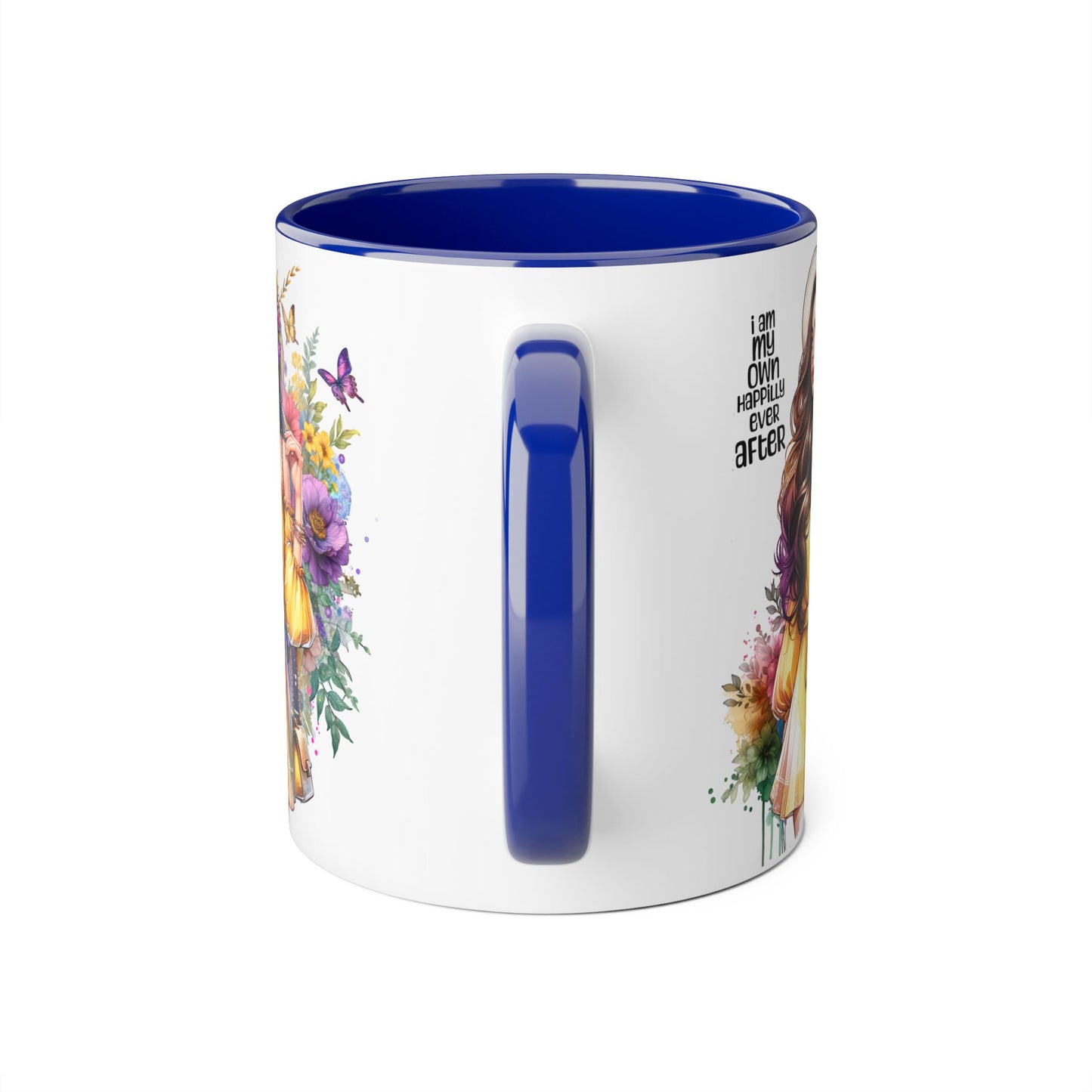 I Am My Own Happily Ever After Empowering Accent Mug: My Own Aesthetic Ever After, Unique Gift, Inspirational Coffee Cup, Artistic Drinkware, Home & Office Decor