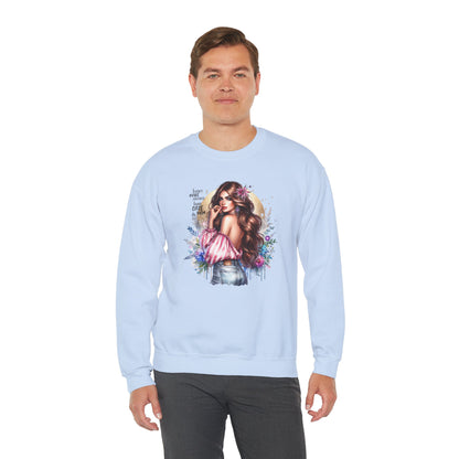 I Don't Make Mistakes, I Just Date Them Boho Chic Crewneck Sweatshirt, Cozy Gift for Her, Fashionable Layering Piece, Art-Inspired Apparel, Perfect for Special Occasions