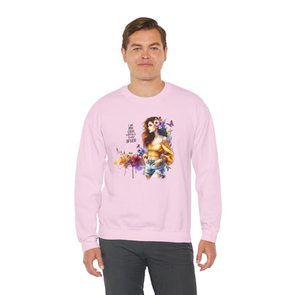 I Am My Own Happily Ever After  Artistic Unisex Heavy Blend™ Crewneck Sweatshirt - Perfect Gift for Artists, Creative Souls, Birthdays, Casual Wear, Art Lovers