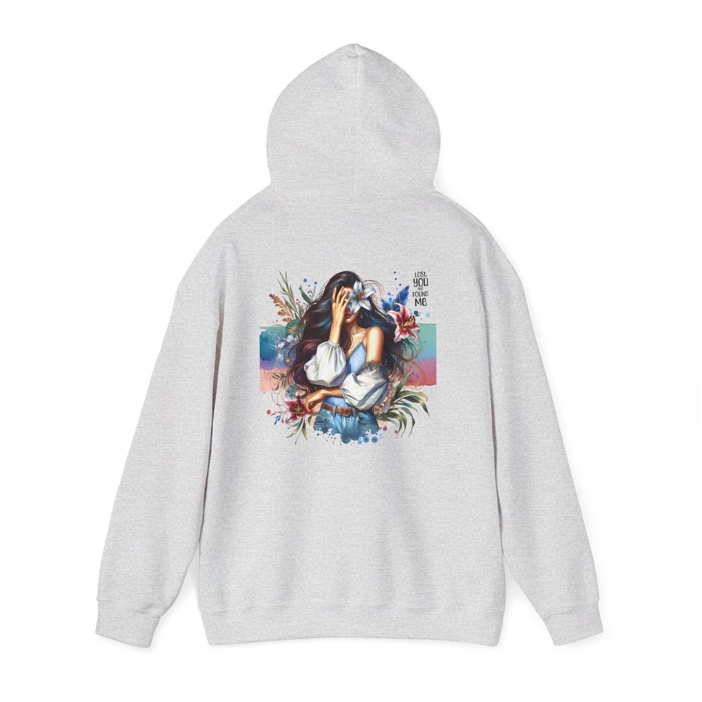 Breakup Hoodie - Unisex Hooded Sweatshirt Lost You and Found Me Design