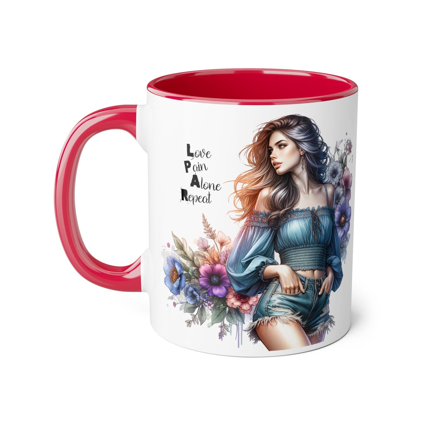 Bohemian Accent Mug, 11oz - Perfect Gift for Art Lovers, Home Decor, Coffee, Tea, Inspirational Quotes, Unique Artwork